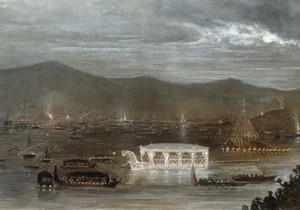 Première fête du Lac à Annecy en 1860